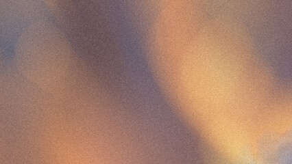 An abstract painting showcasing blended hues of orange, purple, and beige creating a soft gradient...