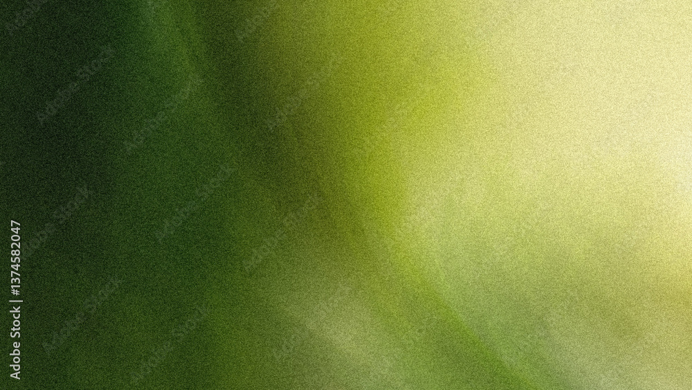 Aufkleber an abstract image showing a gradient of green and yellow colors blending together smoothly in a blur