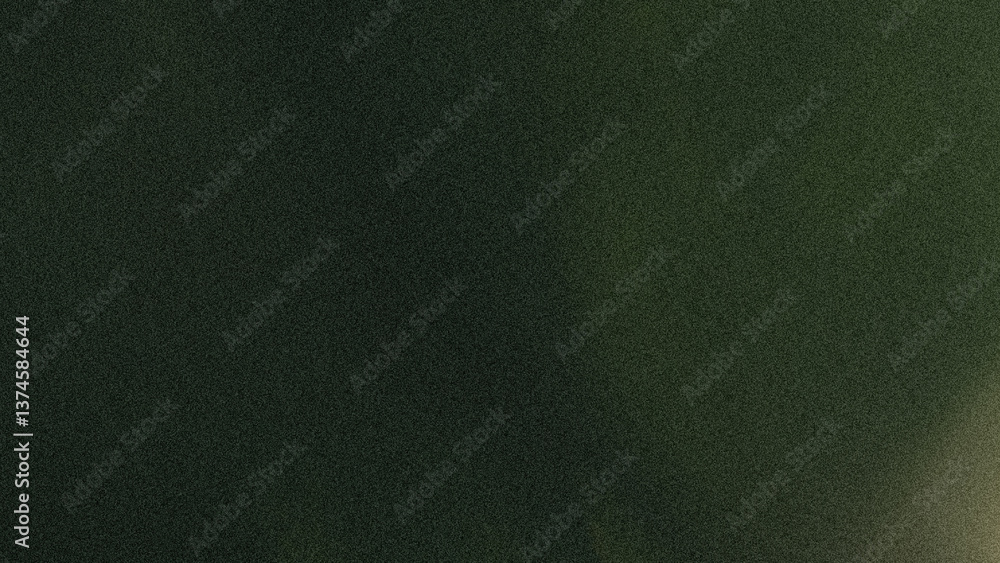 Poster abstract dark green background with a subtle light gradient on the right side of the composition are