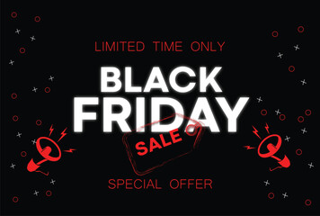 Abstract Black Friday Sale Background for Social Media & Posters
