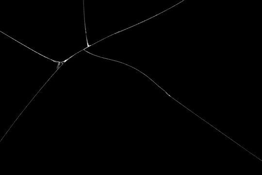 Close-up wrinkles and cracks on LCD screen glass display from smartphone, tablet or monitor from effect smash and fall bumps with detail pattern background, for use as a pattern on tiles or wallpaper