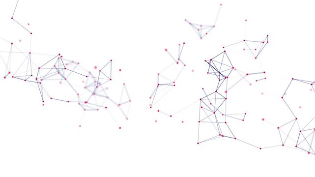 video, link, connessione, network, molecole, collegamenti, particelle