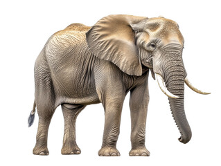 Isolated African Elephant