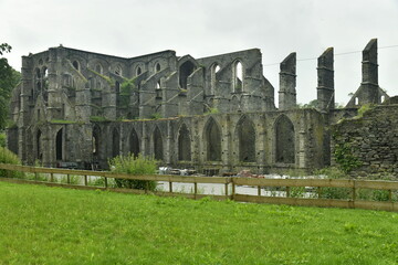 L'architecture gothique des ruines de l'abbaye de Villers-la-Ville en Brabant Wallon 