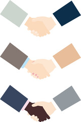 握手するビジネスマンの手