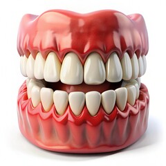 Obraz premium teeth isolated on white