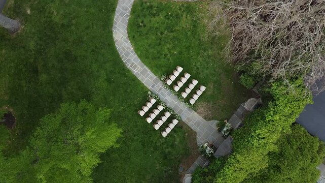 Wedding Ceremony aerial