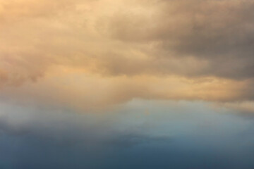 Beautiful abstract background of soft, thunderclouds