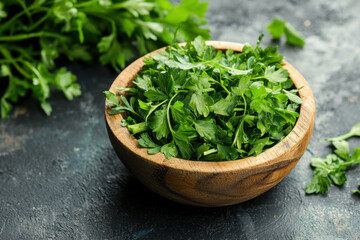 Chervil is a delicate herb with a mild, anise-like flavor often used in French cuisine