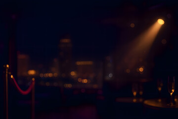 night view of the city