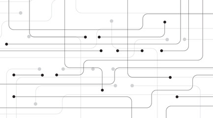 connection concept connected dots design