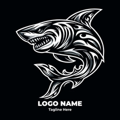 vector image of a fish