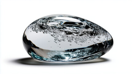 crystal ball in water