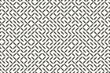 Monochrome technology background, abstract geometric bg with random placed design elements, seamless vector pattern intricate connected shapes in chaotic structured circuit pathways.