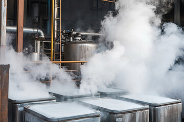 Potassium hydroxide production in battery manufacturing facility Generative AI