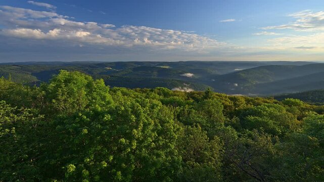 Blick, Katzenbuckel, Berg, Neckartal, Waldkatzenbach, Waldbrunn, Odenwald, Neckar Odenwald Kreis, Baden-W&uuml;rttemberg, Deutschland, Europa, 
