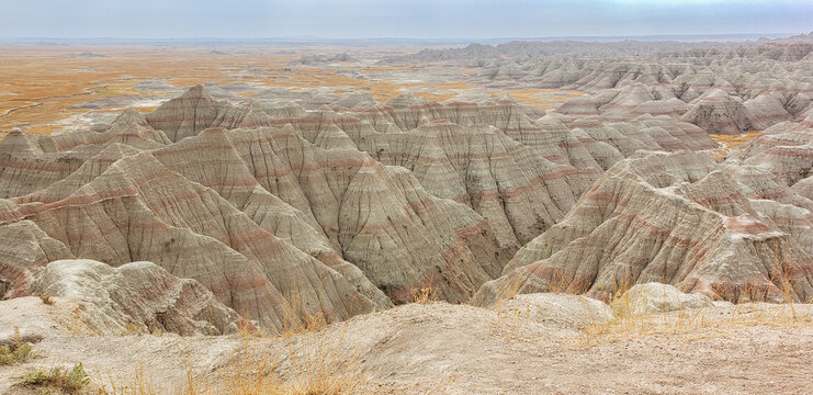 Badlands National Park Rugged Peaks