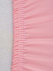 bed sheet with elastic band made of cotton, draped fabric, knitwear