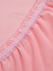 bed sheet with elastic band made of cotton, draped fabric, knitwear