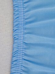 bed sheet with elastic band made of cotton, draped fabric, knitwear