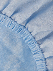bed sheet with elastic band made of cotton, draped fabric, knitwear