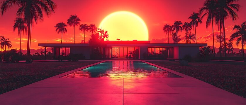 Sunset Poolside Villa.