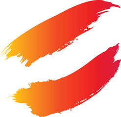 Gradient Brush Stroke Vector - Abstract Paint Splash Design