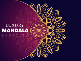 Simple Mandala Background Design