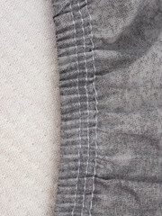 bed sheet with elastic band made of cotton, draped fabric, knitwear