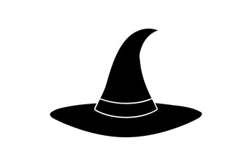 witch hat isolated on white