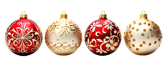 set of easter eggs with ribbon isolated on transparent background Remove png