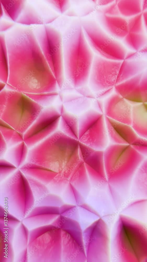 Poster evolving pink abstract background with mesmerizing transformations