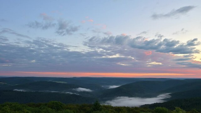 Blick, Katzenbuckel, Berg, Neckartal, Waldkatzenbach, Waldbrunn, Odenwald, Neckar Odenwald Kreis, Baden-W&uuml;rttemberg, Deutschland, Europa