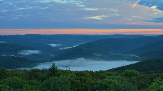 Blick, Katzenbuckel, Berg, Neckartal, Waldkatzenbach, Waldbrunn, Odenwald, Neckar Odenwald Kreis, Baden-W&uuml;rttemberg, Deutschland, Europa