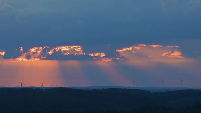 Blick, Katzenbuckel, Berg, Waldkatzenbach, Waldbrunn, Odenwald, Neckar Odenwald Kreis, Baden-W&uuml;rttemberg, Deutschland, Europa