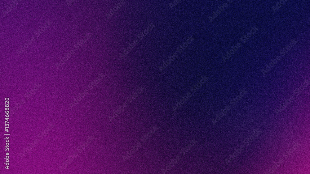 Poster a blurry gradient background showcasing a transition from deep purple to dark blue color scheme and 