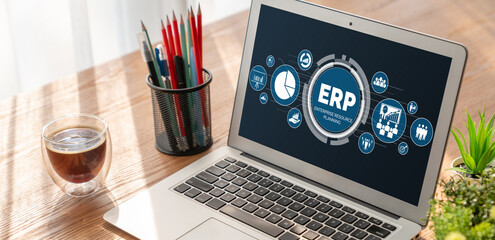 ERP enterprise resource planning software for modish business to plan the marketing strategy
