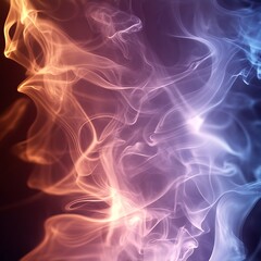 Fototapeta premium Colorful flowing abstract shapes creating a beautiful and stunning design