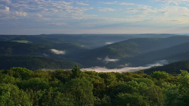 Blick, Katzenbuckel, Berg, Neckartal, Waldkatzenbach, Waldbrunn, Odenwald, Neckar Odenwald Kreis, Baden-W&uuml;rttemberg, Deutschland, Europa, 