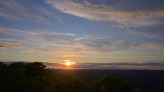 Blick, Katzenbuckel, Berg, Waldkatzenbach, Waldbrunn, Odenwald, Neckar Odenwald Kreis, Baden-W&uuml;rttemberg, Deutschland, Europa