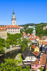 Obraz premium Cesky Krumlov, Krumau, Böhmen, Tschechische Republik