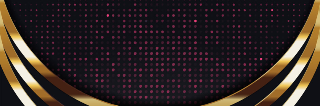 Elegant Abstract Background with Gold Accents