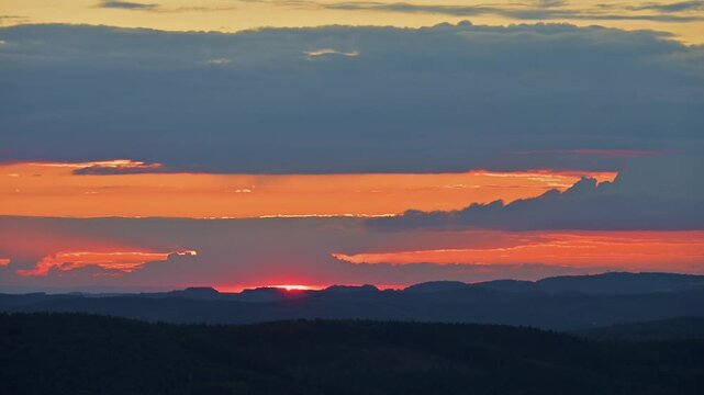 Blick, Katzenbuckel, Berg, Waldkatzenbach, Waldbrunn, Odenwald, Neckar Odenwald Kreis, Baden-W&uuml;rttemberg, Deutschland, Europa