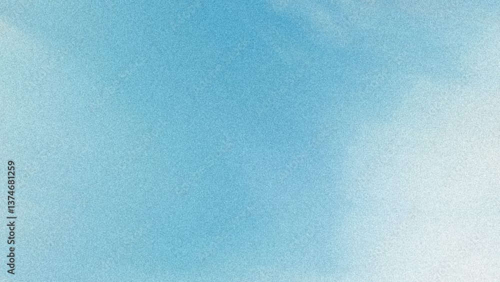 Poster an abstract blend of light blue and white creating a soft and calming visual experience for the view