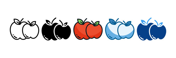 Apple Icon Set Multiple Style Collection