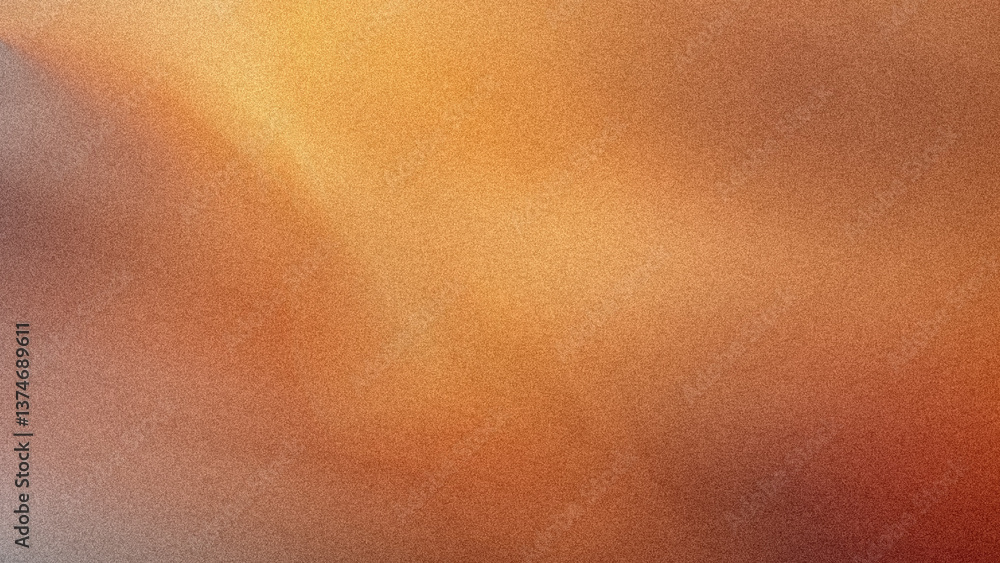 Poster abstract blurred background featuring warm tones of orange yellow and brown creating a soft gradient
