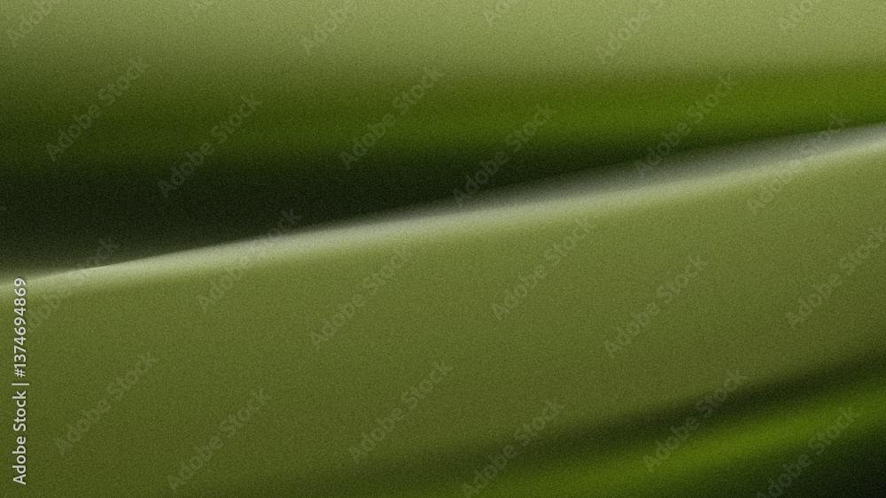 Poster a blurry close up of an angled surface with a gradient from light to dark green in an abstract style