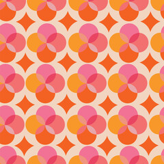 Abstract seamless pattern. Vintage color