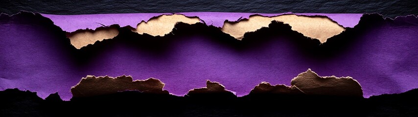 Torn Purple Paper Texture. (1)