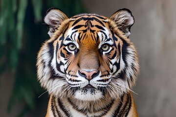 Fototapeta premium Tiger Portrait in Zoo (1)